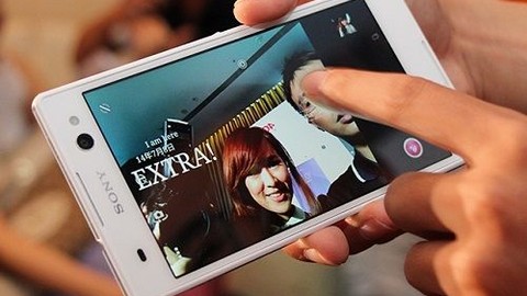 Sony'nin selfie telefonu Xperia C4 ilk kez çalışırken görüntülendi
