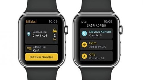 Apple Watch ile Taksi Çağırın