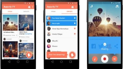 Periscope ve Meerkat'a rakip Türk yapımı uygulama: Butterfly TV