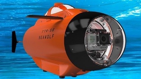 GoPro kameralar için uzaktan kumandalı denizaltı: TTR-SB Seawolf