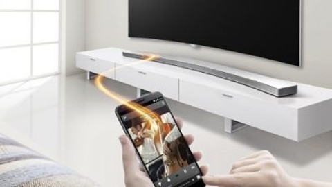 LG Curved Sound Bar HS8 ile sese hükmedin!