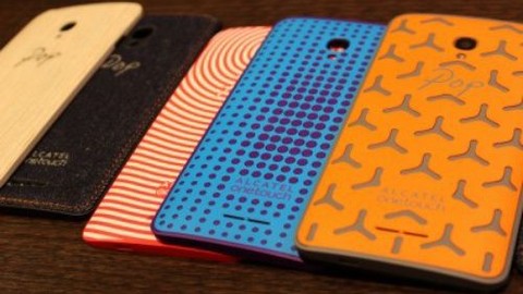 IFA 2015: Alcatel'den sıradışı arka kapak tasarımlı OneTouch Pop Star ve OneTouch Pop Up!