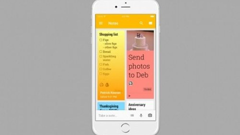 Google'ın popüler not alma uygulaması Google Keep, iOS için yayınlandı
