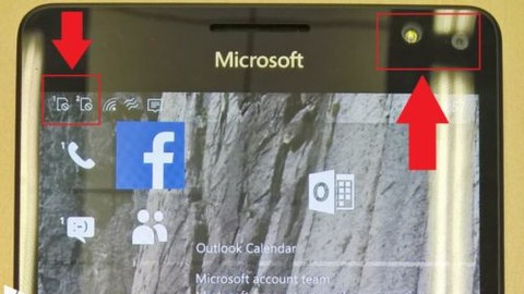Lumia 950 XL'in sızan görüntüsü pil gücünü gösterdi