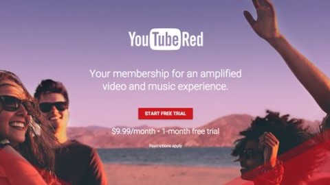 Paralı YouTube Red kullanılmaya başladı