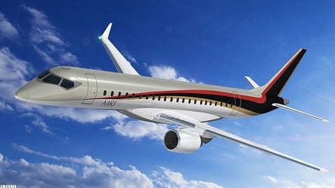 Japonya’nın ilk ticari jet uçağı ''Mitsubishi Regional Jet'' test uçuşunu gerçekleştirdi
