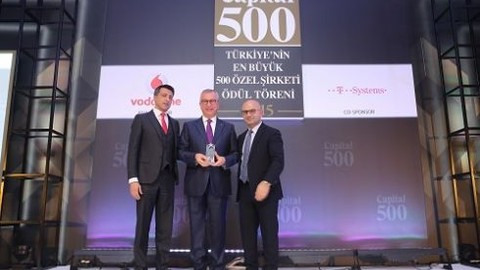 Vodafone'nun desteklediği Capital 500 ödülleri dağıtıldı