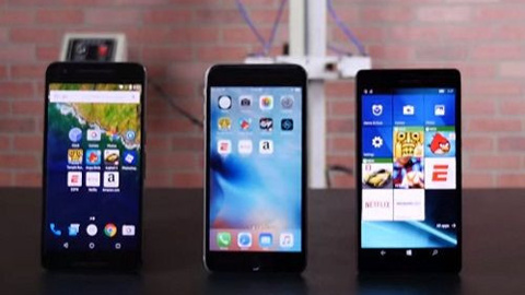 iPhone 6S Plus, Nexus 6P, Lumia 950 XL hız testi [video]