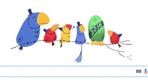 Google'dan yeni yıla özel Doodle