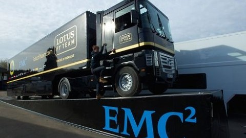 EMC'nin Bütünleşik Altyapısı Lotus F1 Takımını En Üst Vitese Taşıdı