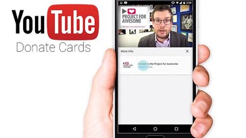YouTube yayıncıları vakıflar için kolaylıkla bağış toplayabilecek