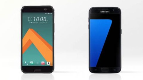 Samsung Galaxy S7 vs HTC 10 resimlerle karşılaştırma!