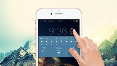 İlginç yeni bildirim sistemi ile iOS 10 konsepti