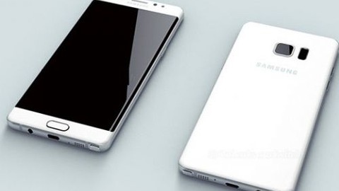 Samsung Galaxy Note 6 Edge'in ilk görüntüsü