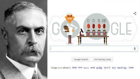 Kan grubunun mucidi Karl Landsteiner Doodle oldu