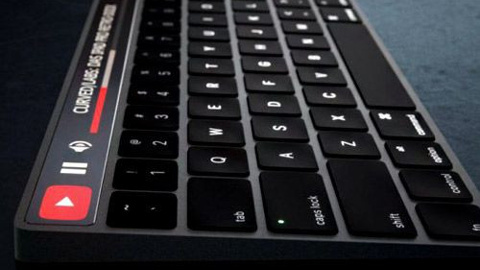 Apple klavyesine Dokunmatik OLED ekran