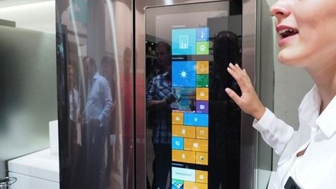 LG, 29 inch'lik tableti olan buzdolabı üretti