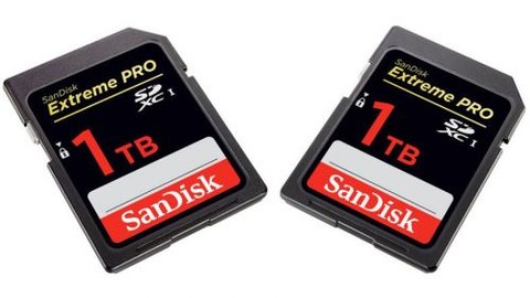SanDisk'ten 1000GB'lık hafıza kartı!
