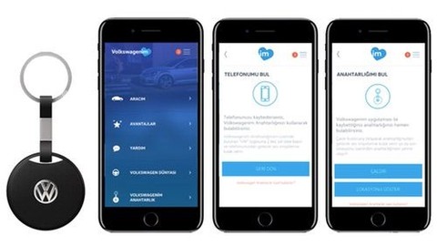 Türk şirketten Volkswagen için Selfie çeken akıllı anahtarlık !
