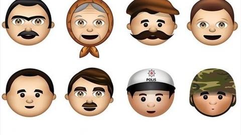 Türklere özel emoji klavye!