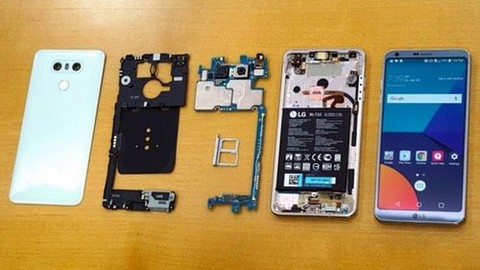LG G6 parçalarına ayrıldı!