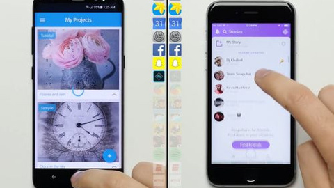 Galaxy S8 ile iPhone 6s hız testinde kozlarını paylaştı