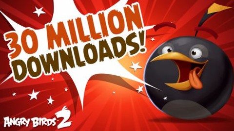 Angry Birds 2 30 milyon indirmeye ulaştı
