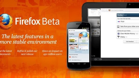 Mozilla Firefox 13'ün Beta sürümü yayımlandı