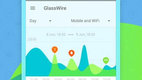 GlassWire ile Android'de veri tüketimini ayrıntılı görün!