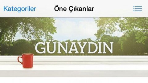 App Store'dan Günaydın