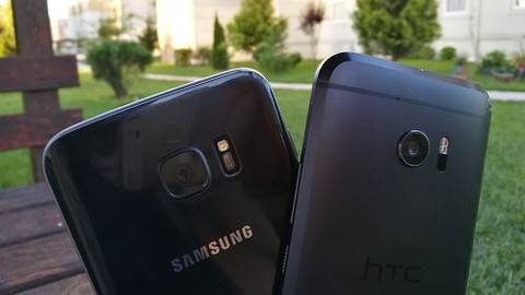 HTC 10 ve Galaxy S7 sağlamlık testinde! (Video)