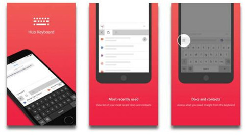 Microsoft Hub Keyboard iOS İçin Yayınlandı