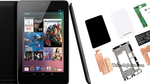 Google Nexus 7 tableti, parçalara ayırdık!