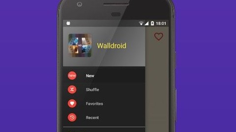 Android için duvar kağıdı uygulaması: Walldroid
