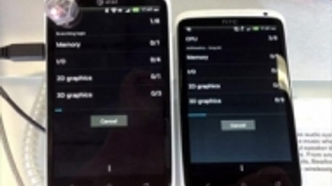 HTC One X'in piyasaya sürüldüğü iki işlemcisi ile testi