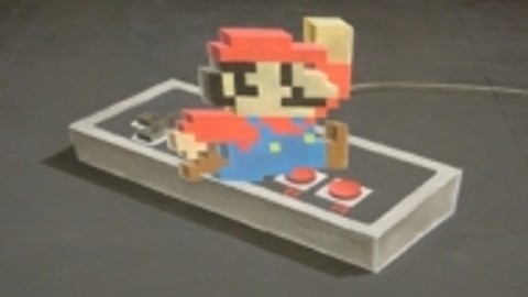 İşte Super Mario, kaldırımda böyle can buldu!