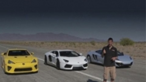 Bugatti Veyron ve Lamborghini Aventador