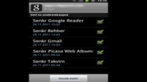 Androidde Gmail senkronizasyonu nasıl yapılır