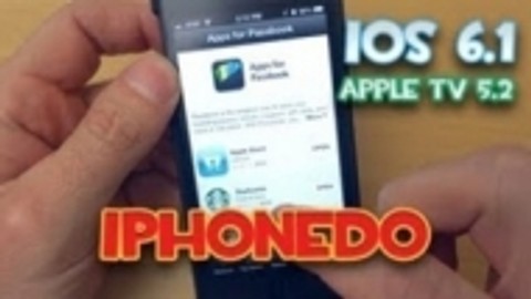 iOS 6.1 ve Apple TV 5.2 kurulumu ve incelemesi.