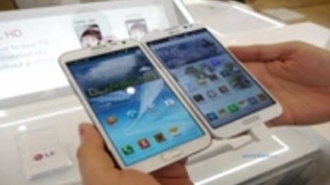 LG Optimus G Pro ve Samsung Galaxy Not II