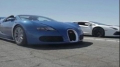 Bugatti Veyron ve Lamborghini kapışıyor!
