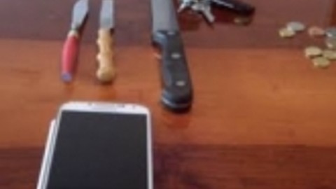 Samsung Galaxy SIV kesici aletlerle Test