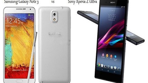 Note 3 vs Xperia Z Ultra