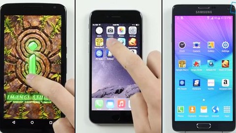Dev karşılaştırma: Galaxy Note 4-iPhone 6-Nexus 6 hız testinde