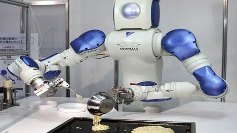 Tokyo'daki dünyanın en büyük robot sergisinden görüntüler