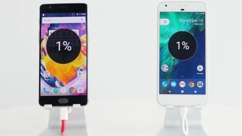 OnePlus 3T ile Google Pixel XL hızlı şarj testinde!