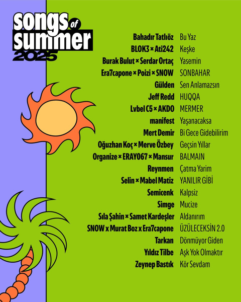 İşte Türkiye’de 2025 yazına damga vuracak şarkılar ve trendler - Resim : 1
