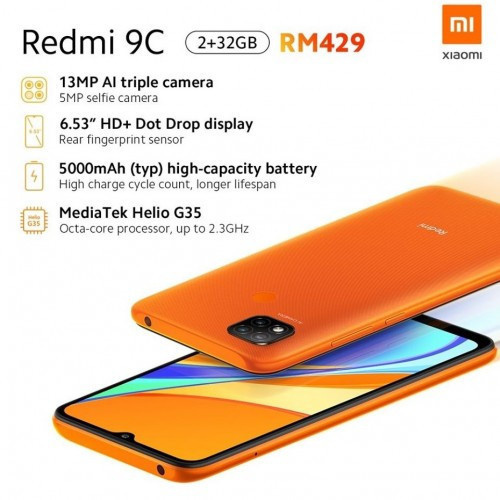 700 TL'lik 3 kameralı Xiaomi Redmi 9C tanıtıldı! İşte özellikleri - Resim : 1