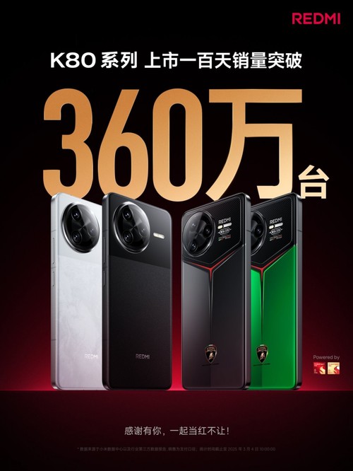 Xiaomi Redmi K80 peynir ekmek gibi gitti, satış rekoru kırdı - Resim : 1