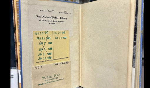 82 yıl sonra iade edilen kütüphane kitabı sosyal medyada viral oldu - Resim : 1